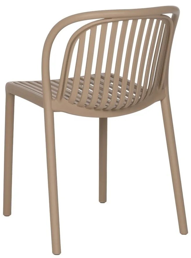 Bézs műanyag étkezőszék Alia – Ixia