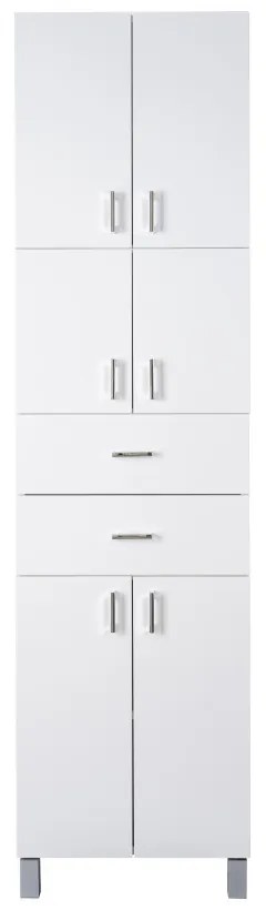 Viva STYLE fürdőszobai ÁLLÓSZEKRÉNY 192 magas POLCOS - 50 x 35 x 192 cm