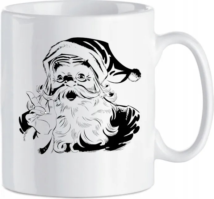 Mikulás mintás bögre Ajándék 330 ml