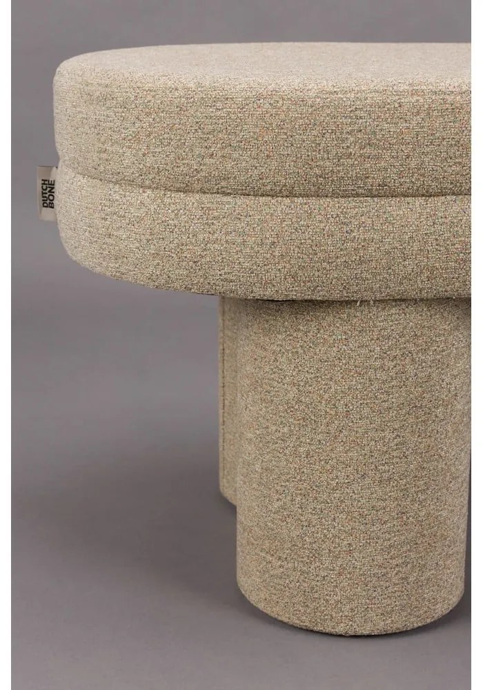 Bézs buklé pad Fern – Dutchbone