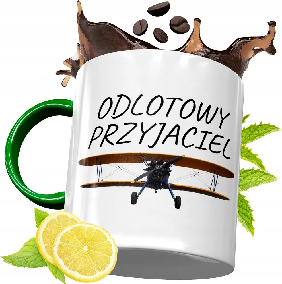 Zöld Bögre Barátnak Születésnapi Ajándék Nyomtatott Fotóval