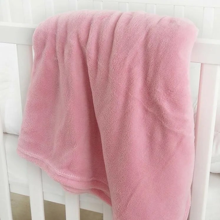 B.E.S. Petrovice mikroflanel gyerektakaró  exclusive, rózsaszín, 110 x 140 cm