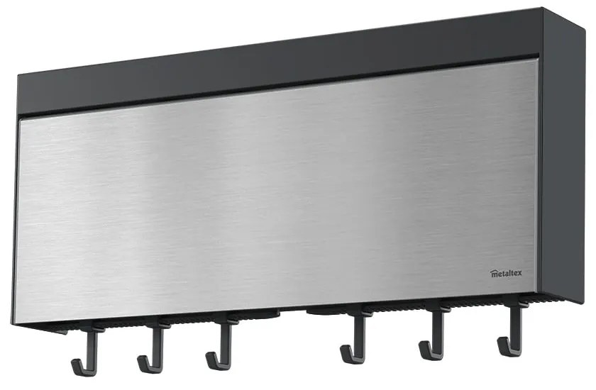 Tango Inox fali papírtörlő és fólia tartó - Metaltex