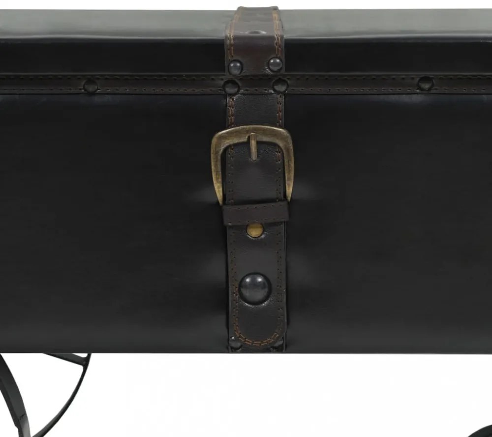 MDF és fenyő dohányzóasztal 110 x 55 x 43 cm