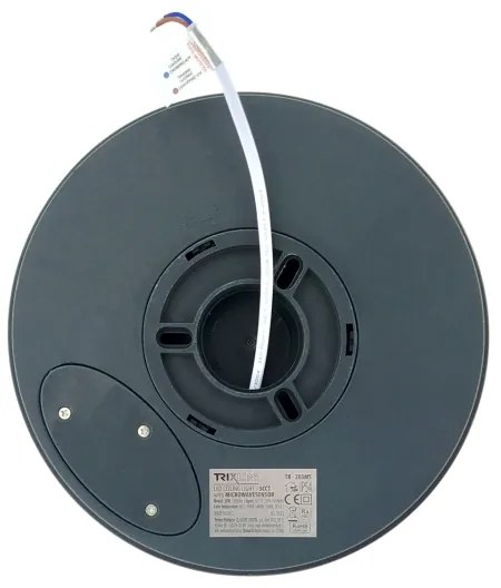 LED mennyezeti lámpa mozgásérzékelővel LED/20W/230V 3000/4000/6500K IP54 antracit