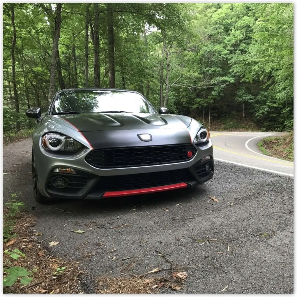 Poszterek 100x100 Fiat 124 Spider Abarth