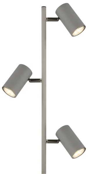 Globo 57911SS - Állólámpa ROBBY 3xGU10/5W/230V szürke