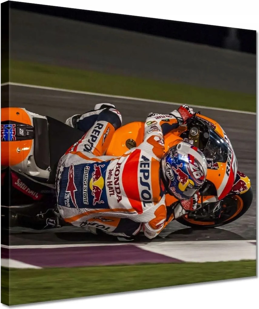 Vászonkép 30x30 Motorkerékpár üldöző