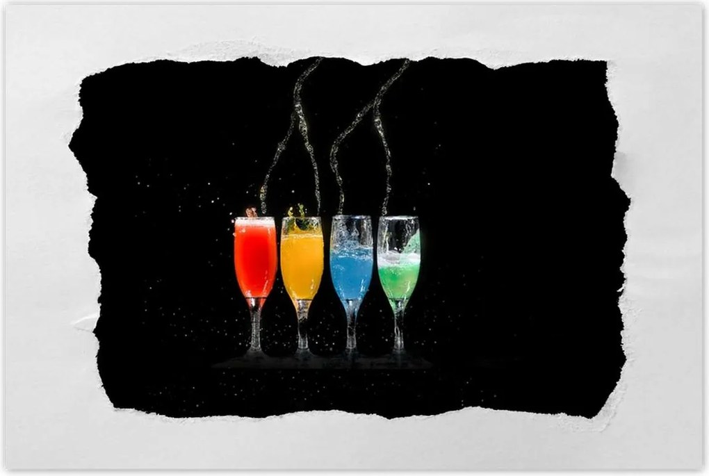 Poszterek 120x80 Színes italok