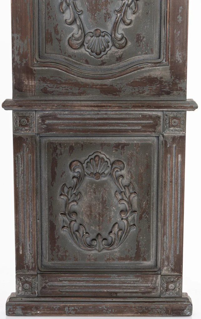 Casa Roma Siena nagyméretű sötétbarna vintage fa ajtó mintájú faldekoráció 137x41x4,5cm