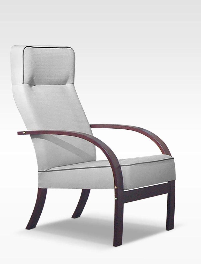 Fotel Limme (világosszürke + barna). 1040864