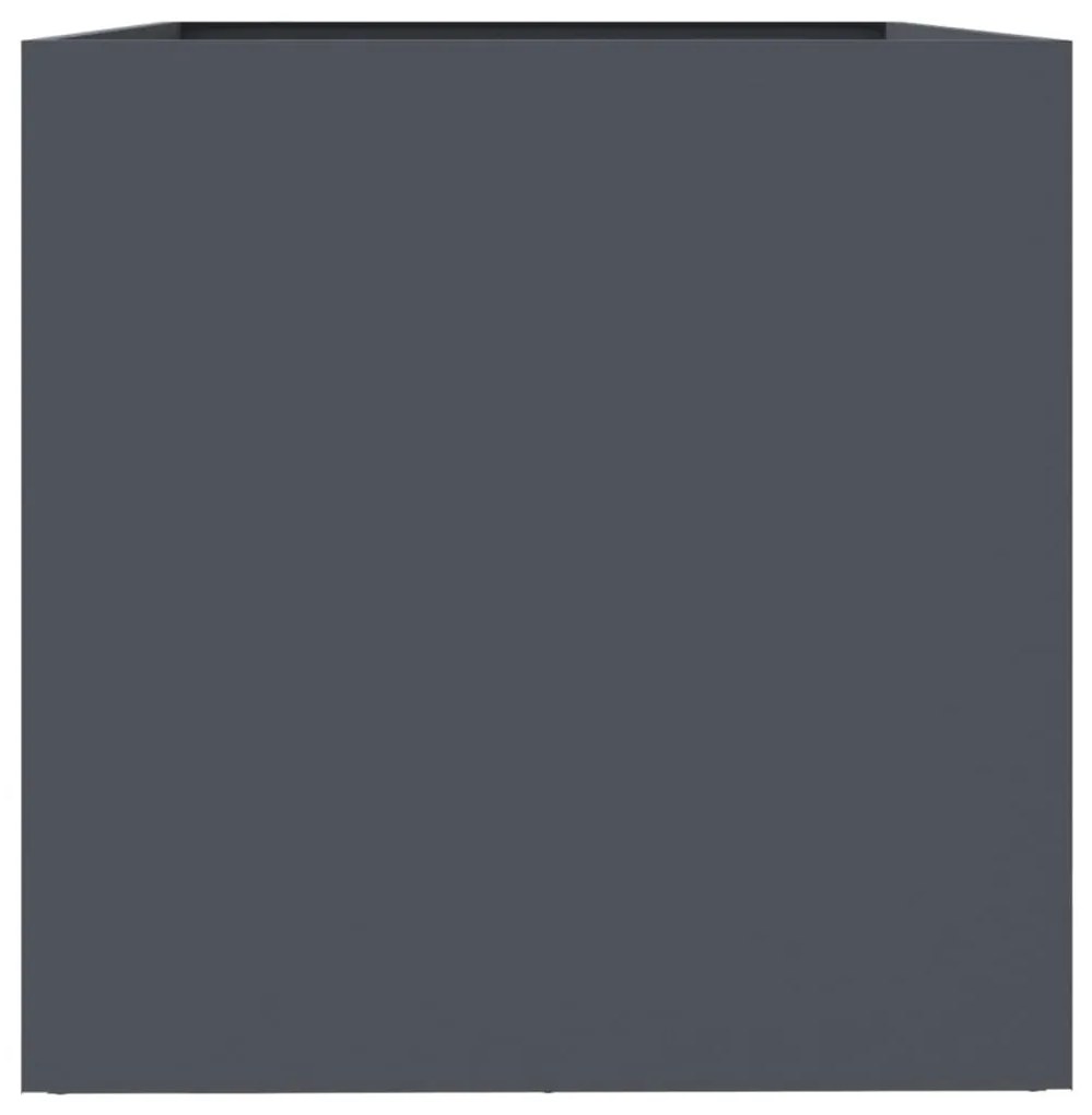 vidaXL antracitszürke acél növénytartó 62 x 47 x 46 cm