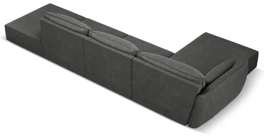 Szürke sarokkanapé (bal oldali) Vanda – Mazzini Sofas