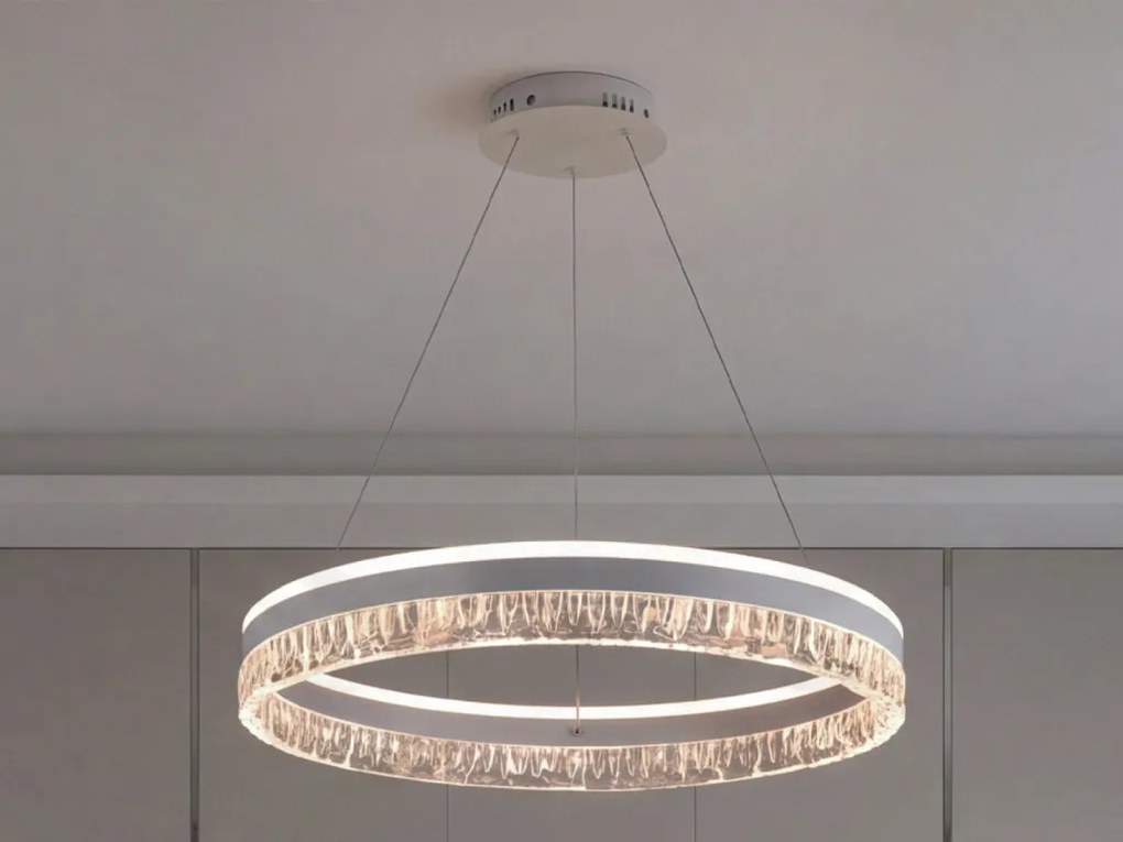 LED függesztett lámpa + távirányító 80 W – J4391/W