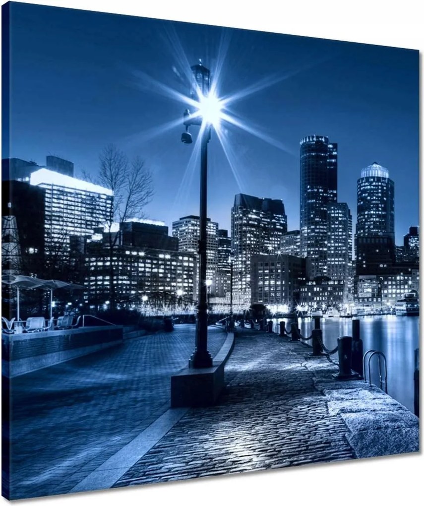 Vászonkép 50x50 Éjszakai városkép