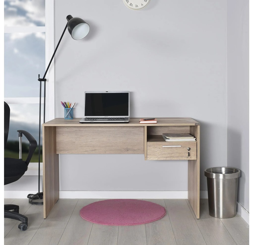 PC asztal Calliope 2 (világos dió) . Akció -20%. 1109389