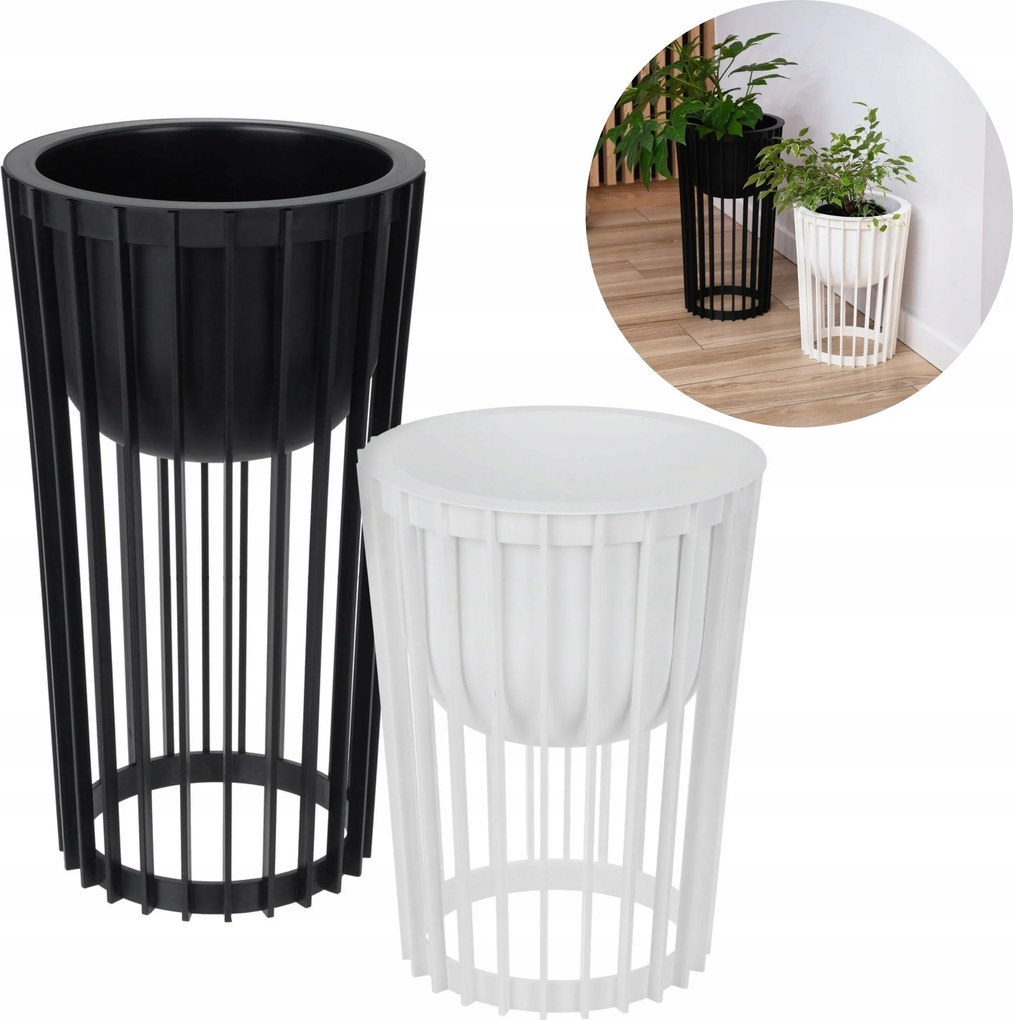 2x Kétoldalas virágtartó állvány 40h 54h virágtartó állvány belső betét