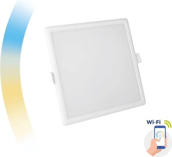 LED Dimmelhető beépíthető lámpa ALGINE LED/12W/230V Wi-Fi Tuya négyzet