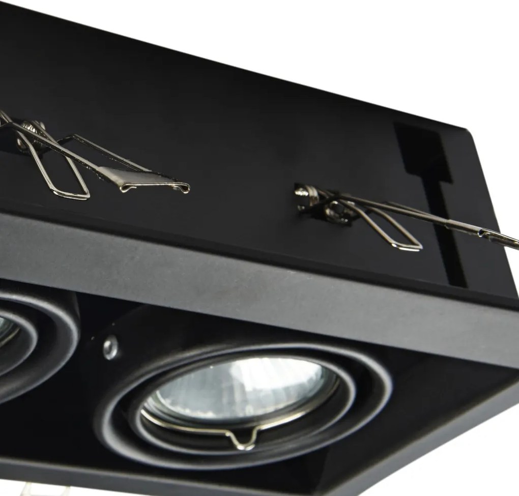 Maytoni METAL MODERN DL008-2-02-B Beépíthető spotlámpa 2xGU10/50W IP20
