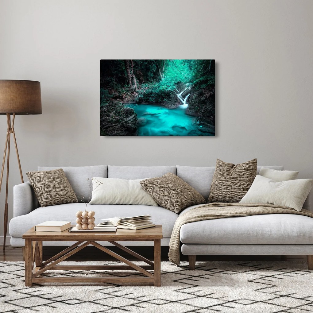 Kép - Türkiz tó (90x60 cm)