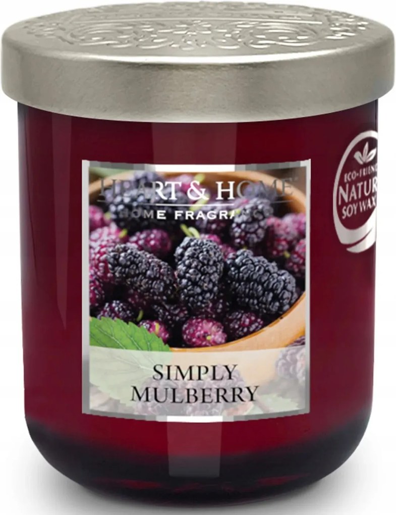 Nagy Gyertya Heart &amp; Home Simply Mulberry Szója Illatgyertya