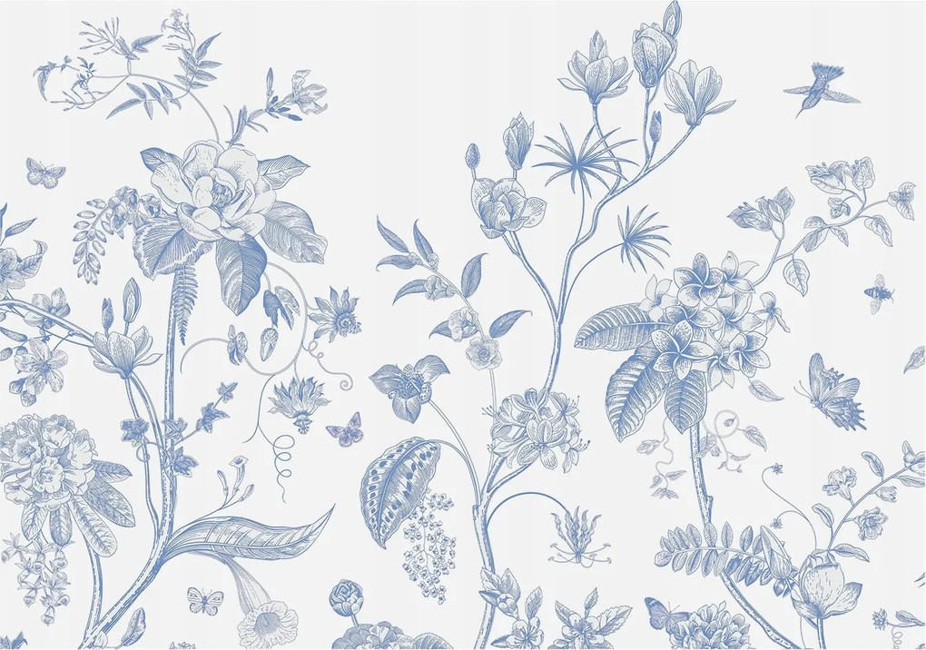 Fotótapéta Flizelin Dekoratív az irodába Virágmintás 312x219 Ragasztó