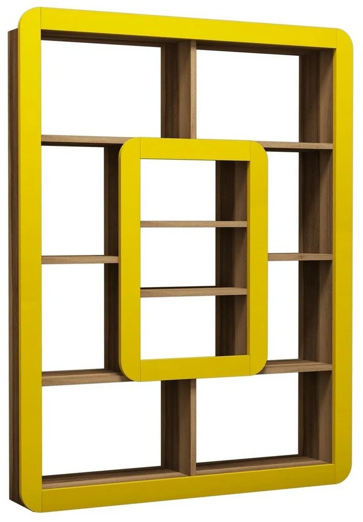 Orkide Yellow and Walnut könyvtár