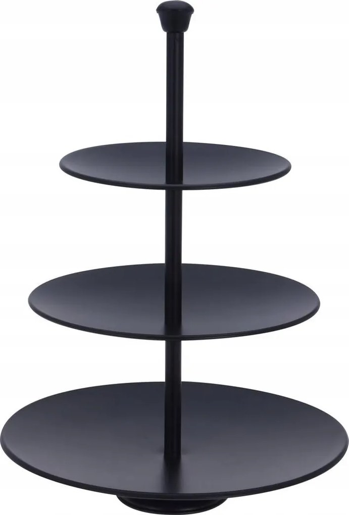 Patera sütemény gyümölcs emeletes fekete modern loft 3 szint