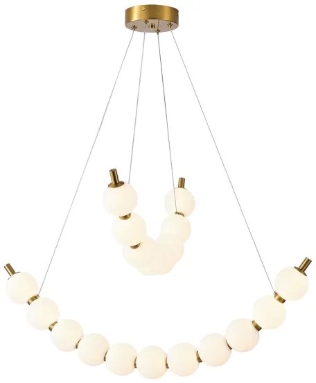 LED Csillár zsinóron LED/19W/230V 3000K