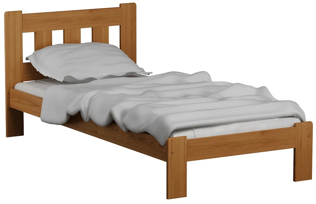 Fenyő ágy 90x200 Brita éger