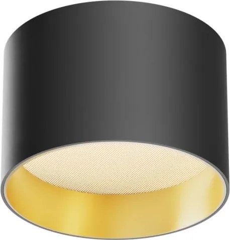 MAYTONI C089CL-8W3K-BMG VEGA Hengeres Mennyezeti Lámpa Fekete, Matt Arany LED IP20