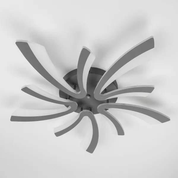 Brilagi - LED Dimmelhető felületre szerelhető csillár TWIST LED/55W/230V 3000-6500K antracit + távirányító