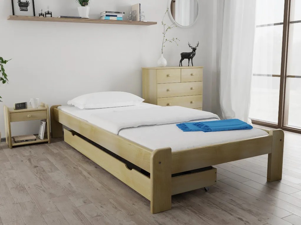ADA ágy 80x200 cm, fenyőfa Matrac: Matrac nélkül