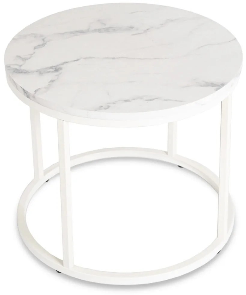 Dohányzóasztal Fehér Márvány AGNES