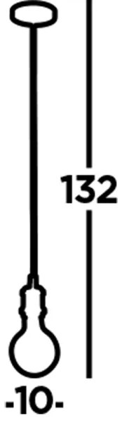 Searchlight 7461BK - Kábeles függeszték 1xE27/60W/230V fekete