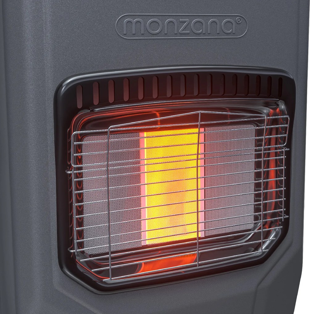 monzana® Gázmelegítő 72x38x42 cm - fekete