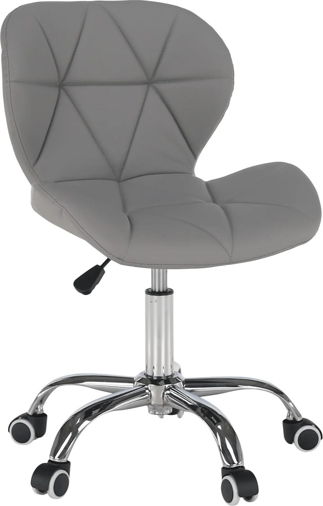 Irodai fotel, szürke/króm, ARGUS NEW