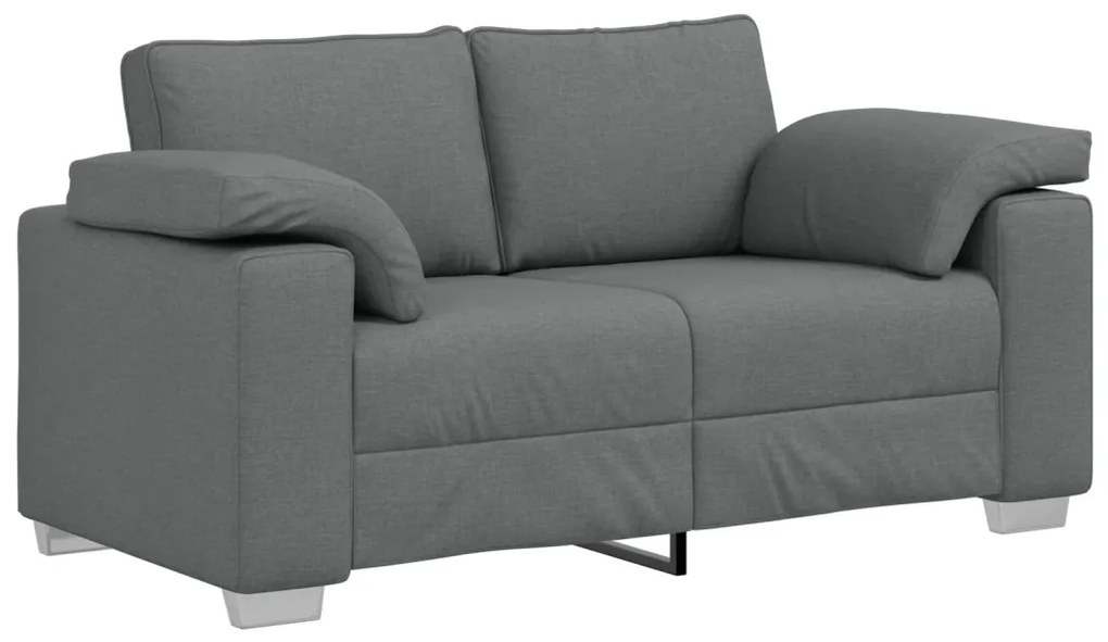 vidaXL Kanapé Sötétszürke 160 x 77 x 82 cm szövet