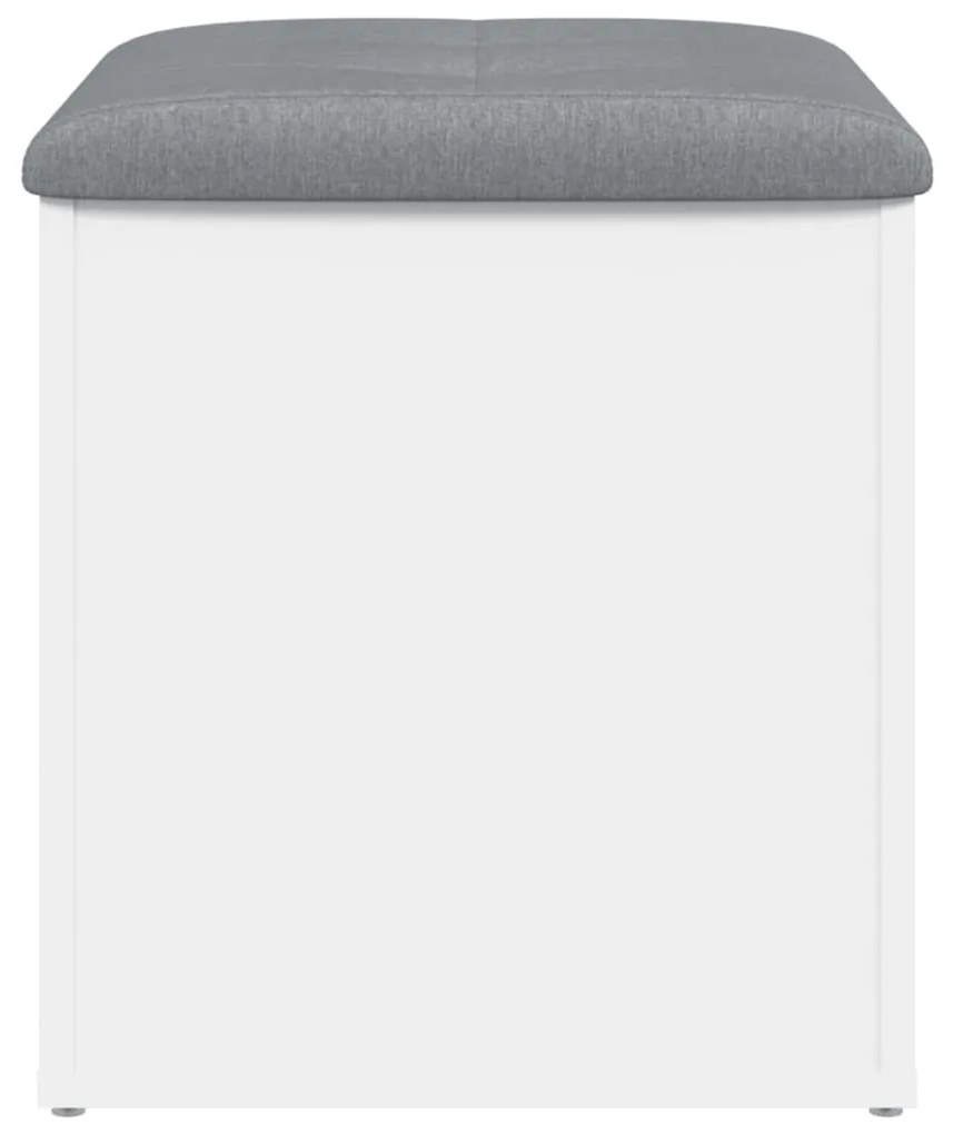 fehér, rétegelt fa tárolópad 42 x 42 x 45 cm