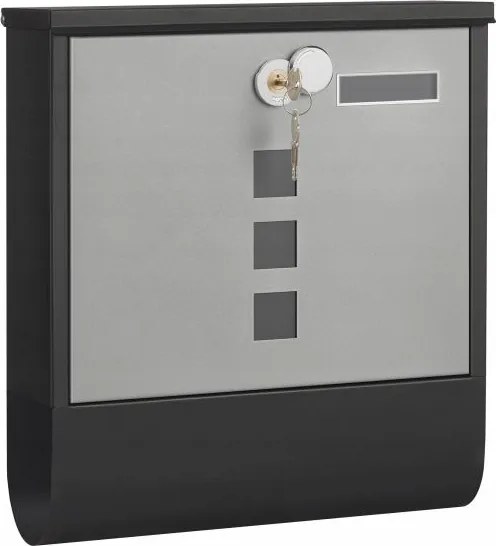 Songmics postaláda szürke színben