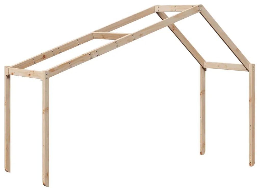 tömör fenyőfa gyerekágytető 213 x 85,5 x 144,5 cm