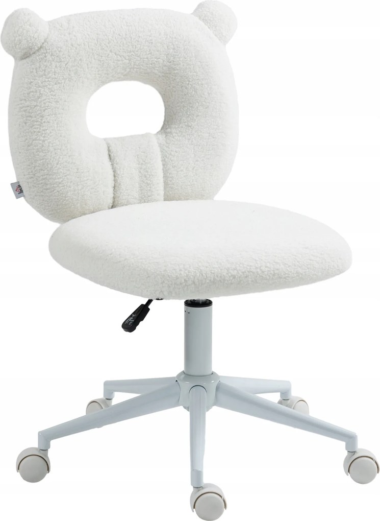 Forgószék Homcom fehér,MACI Fülek A Fotelben, Design És Kényelem Gyermek