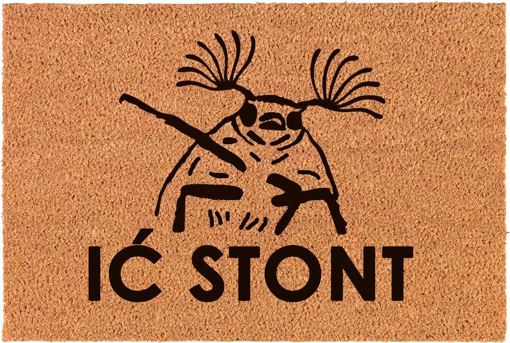 Lábtörlő Ić Stont 40x60 Kókusz a bejárati ajtó alá