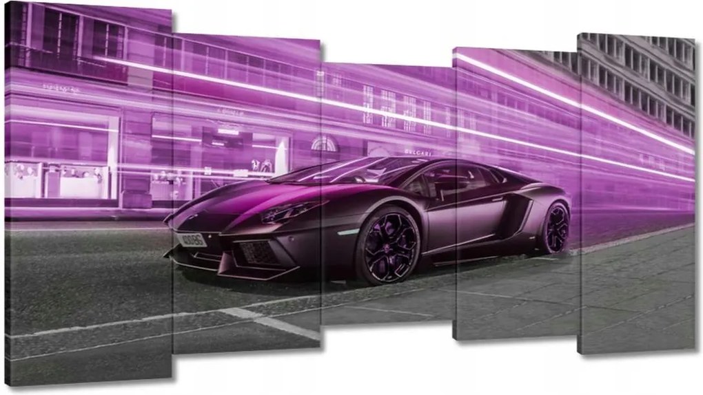 Képek 150x80 Lila sportautó