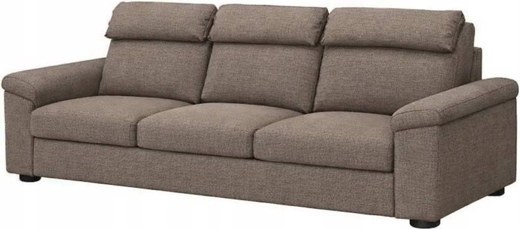 Ikea Lidhult 3 személyes kinyitható kanapé huzat, Lejde barna/BÉZS
