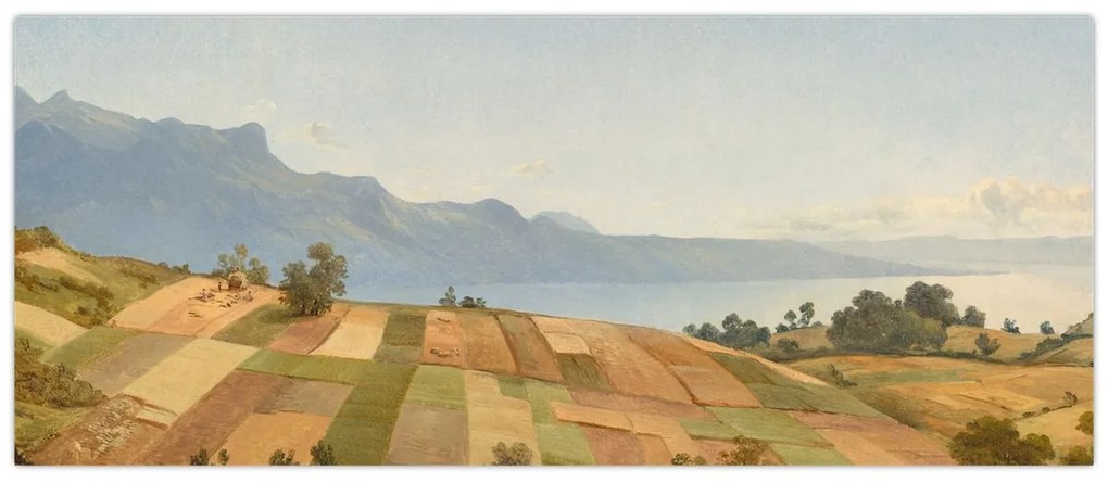 Kép - Alexandre Calame, Swiss Landscape, reprodukciók (120x50 cm)