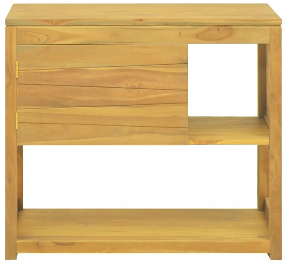 tömör tíkfa fürdőszobaszekrény 85 x 40 x 75 cm