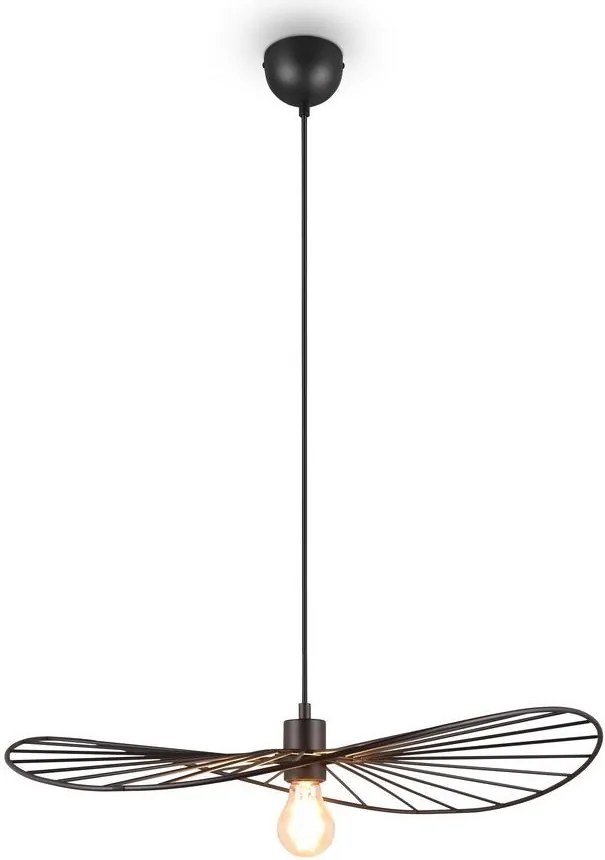 TRIO R31451032 CHAPEAU Modern Függesztett Lámpa Fekete E27 IP20