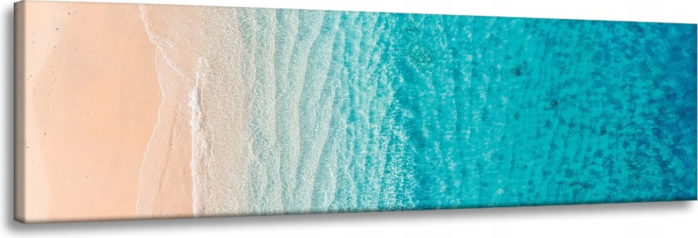 Vászonkép Tengerpart és tenger Víz Hullámok Természet 120x40 cm