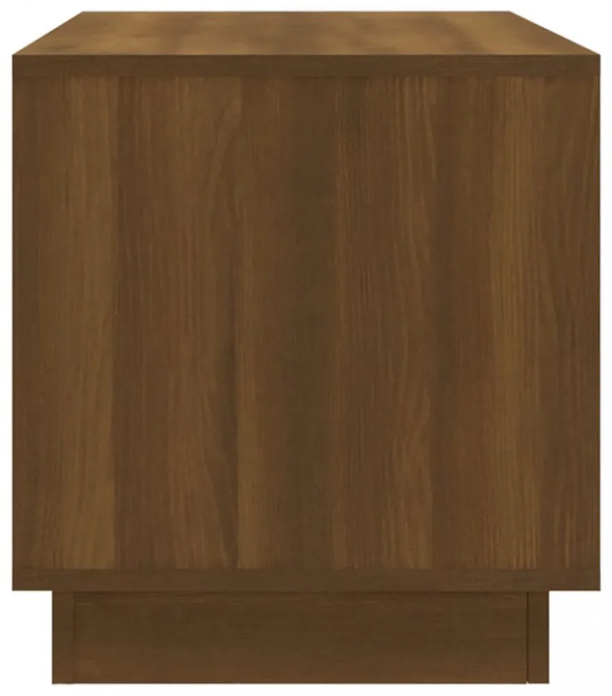 barna tölgy színű szerelt fa TV-szekrény 102x41x44 cm